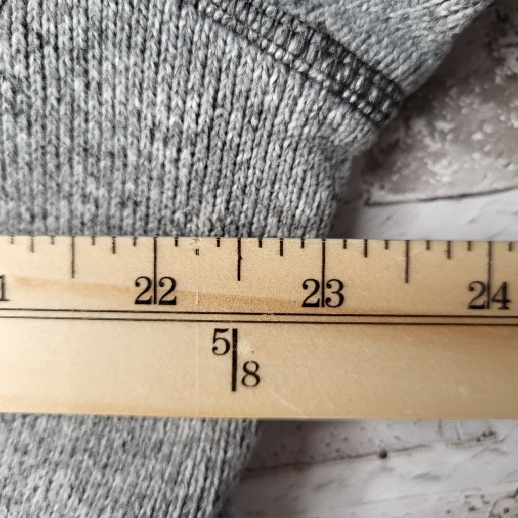Eddie Bauer Grey Heather Quarter-Zip Fleece Pullover (Men's Size XL)