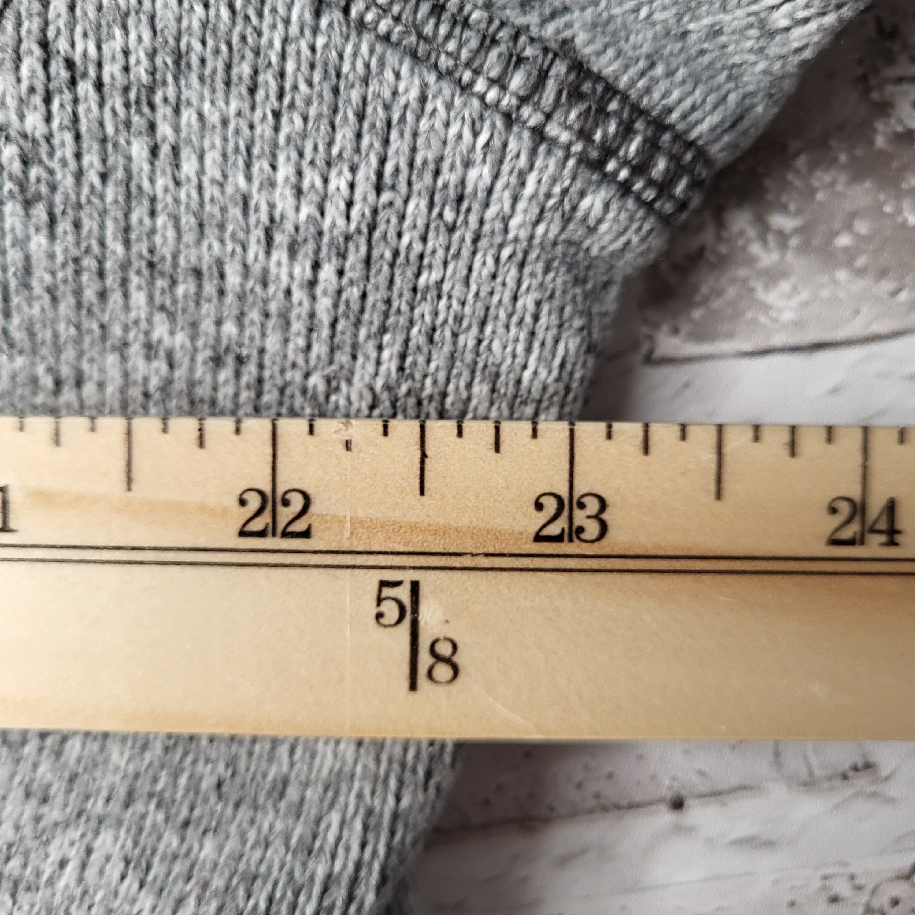 Eddie Bauer Grey Heather Quarter-Zip Fleece Pullover (Men's Size XL)
