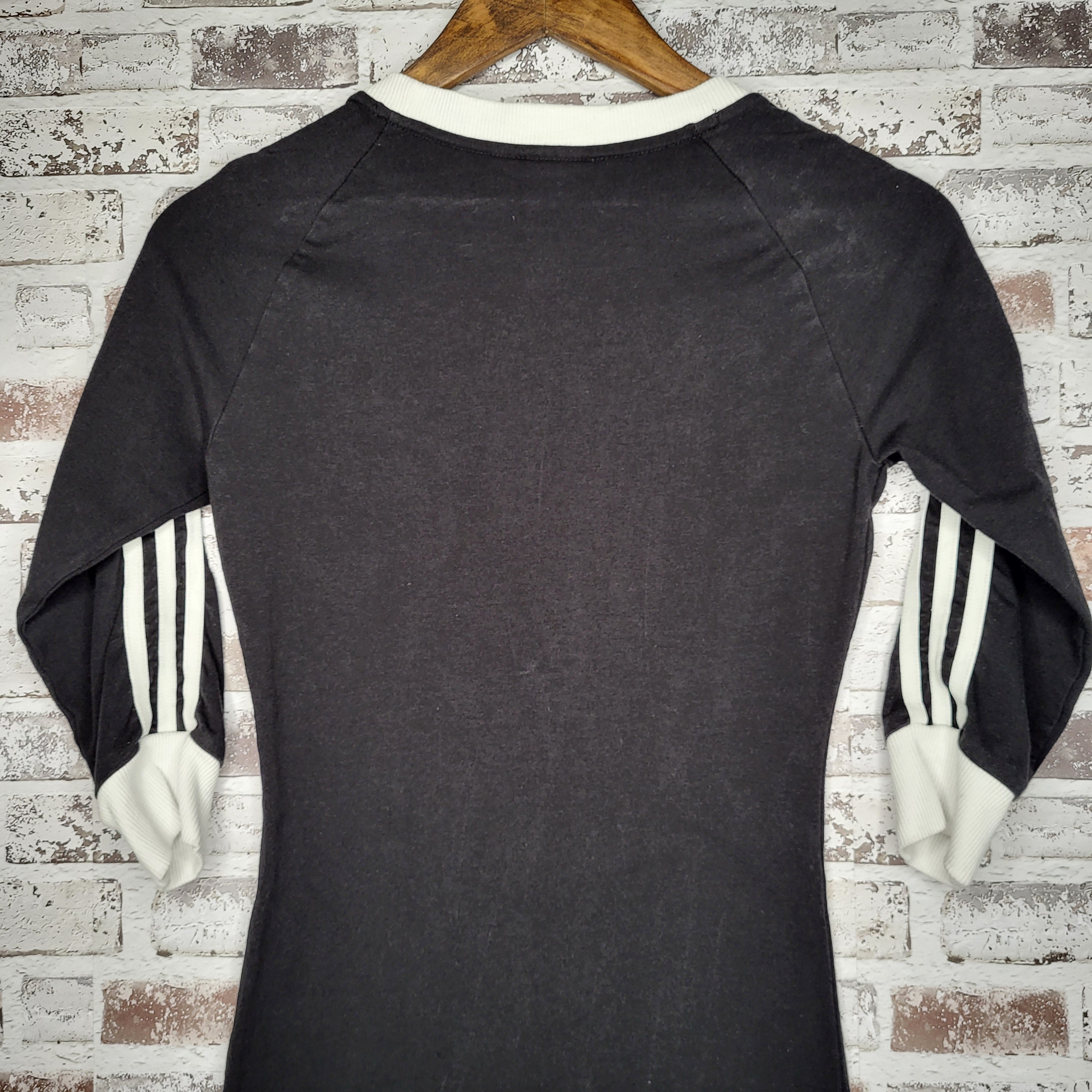 adidas black 3-stripes dress (Women's Size XS)