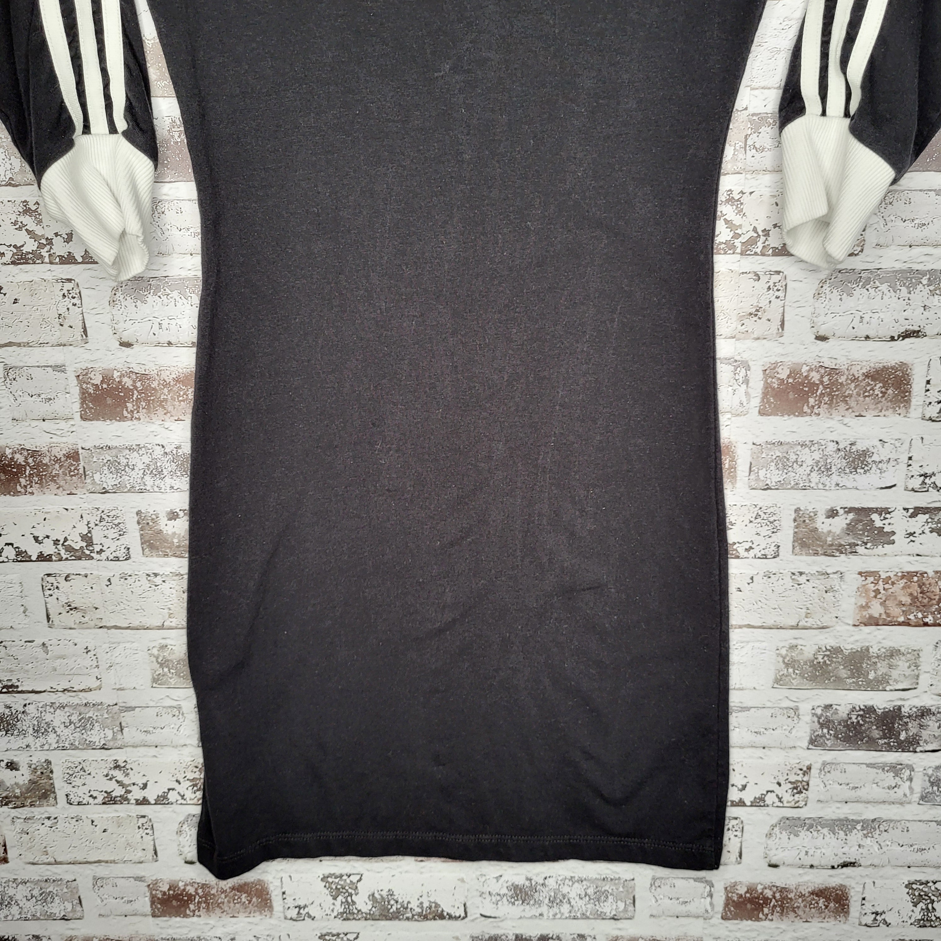 adidas black 3-stripes dress (Women's Size XS)