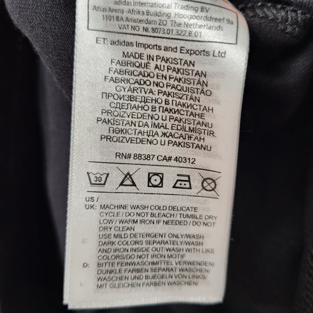 adidas black 3-stripes dress (Women's Size XS)