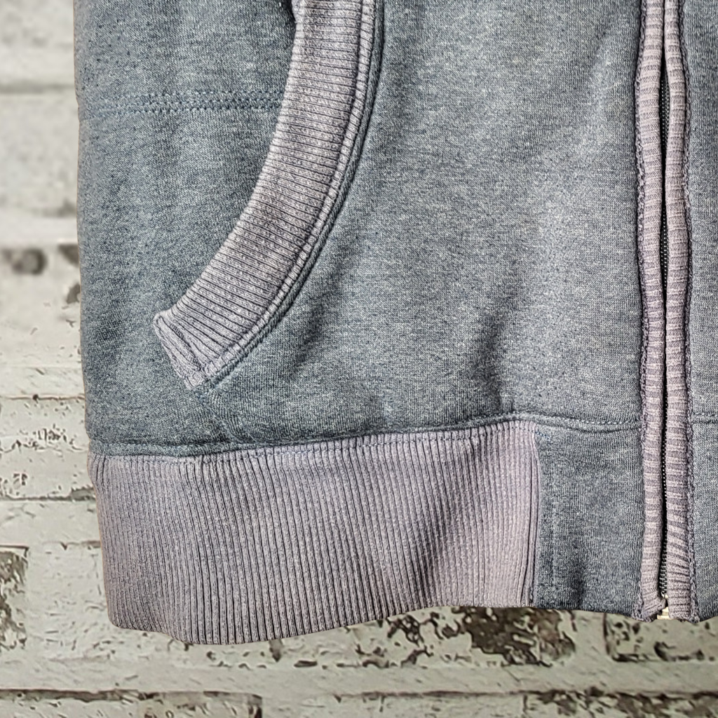 Roots 73 heather grey full-zip vest (Men's Size M)