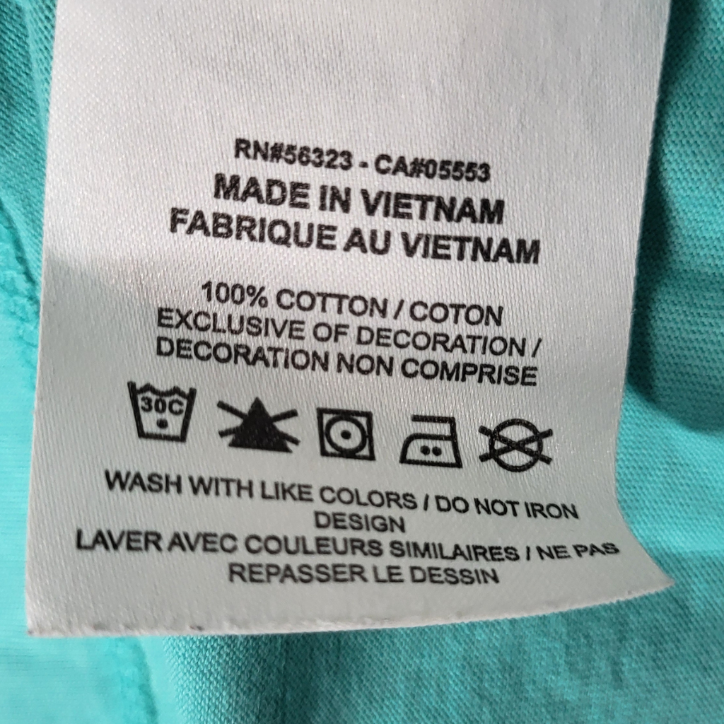 Nike teal all-over logo t-shirt (Men's Size S)