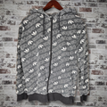 adidas faded black zip hoodie (Men's Size S)
