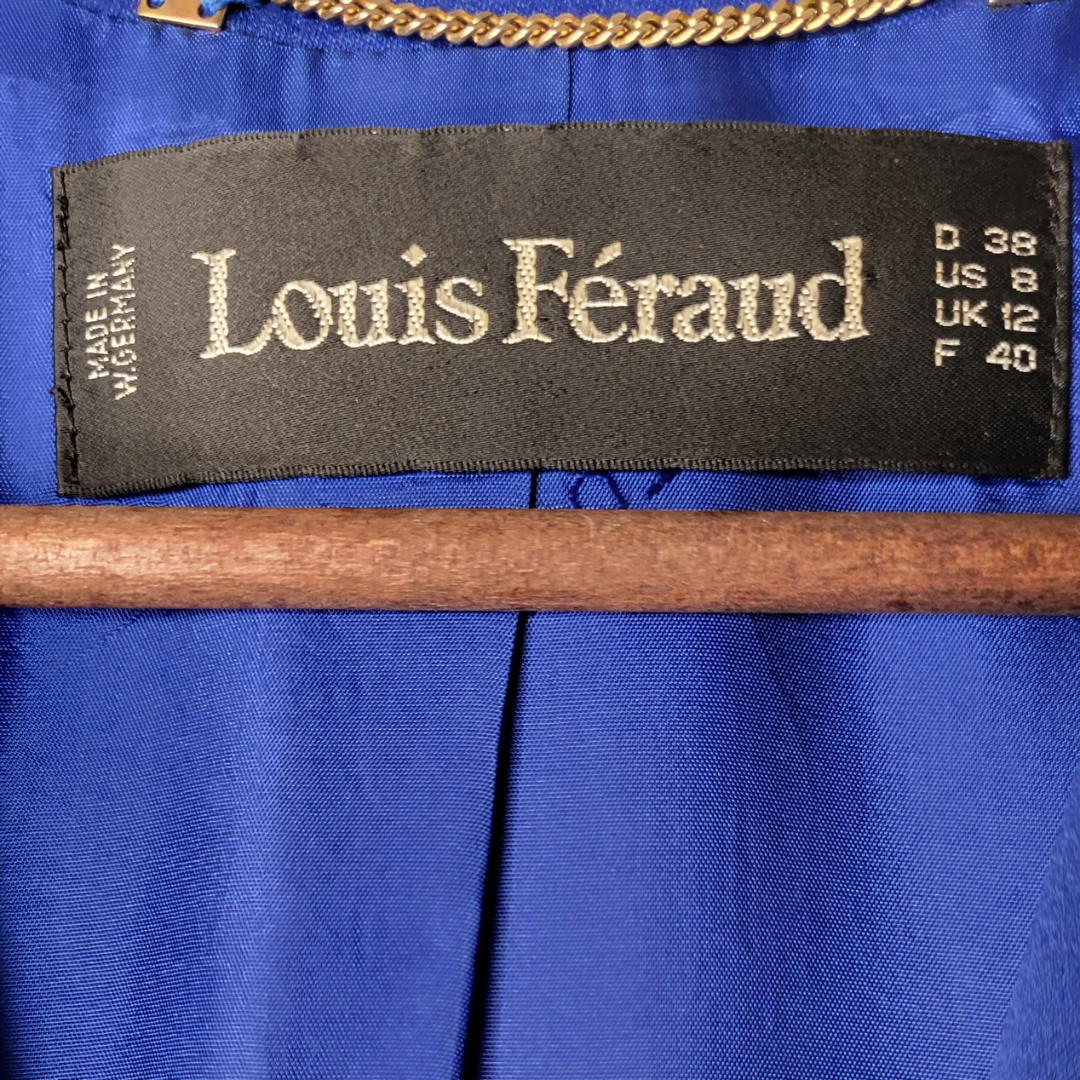 Louis Féraud cobalt blue blazer (Women's Size 8)