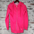TNA red fleece zip hoodie (Women's Size XS)