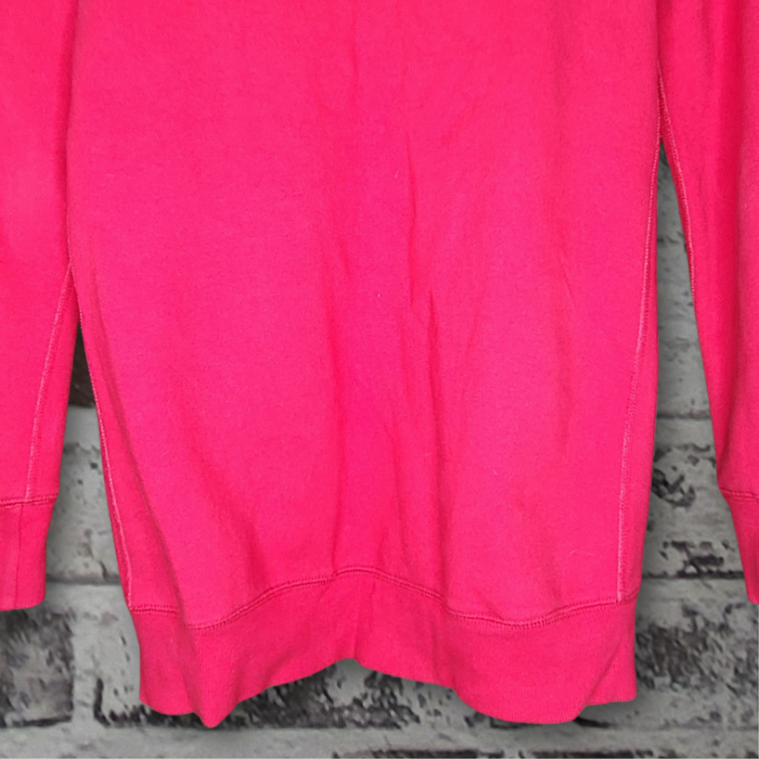 TNA red fleece zip hoodie (Women's Size XS)