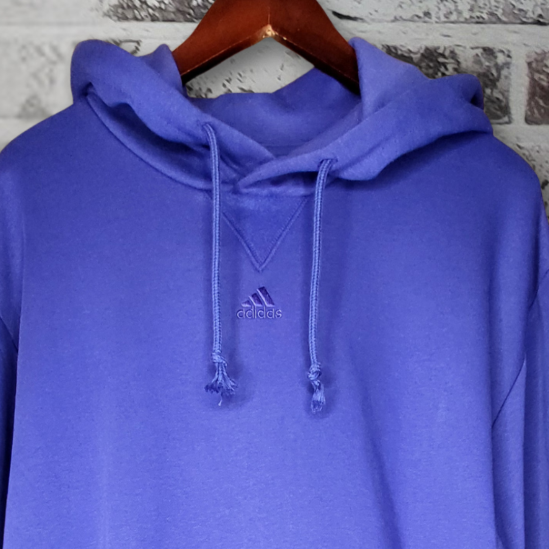NEW adidas ALL SZN Cobalt Blue Pullover Hoodie (Men's Size L)