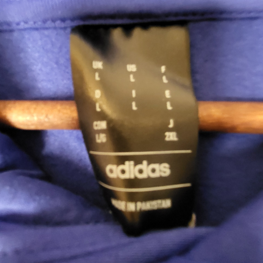 NEW adidas ALL SZN Cobalt Blue Pullover Hoodie (Men's Size L)