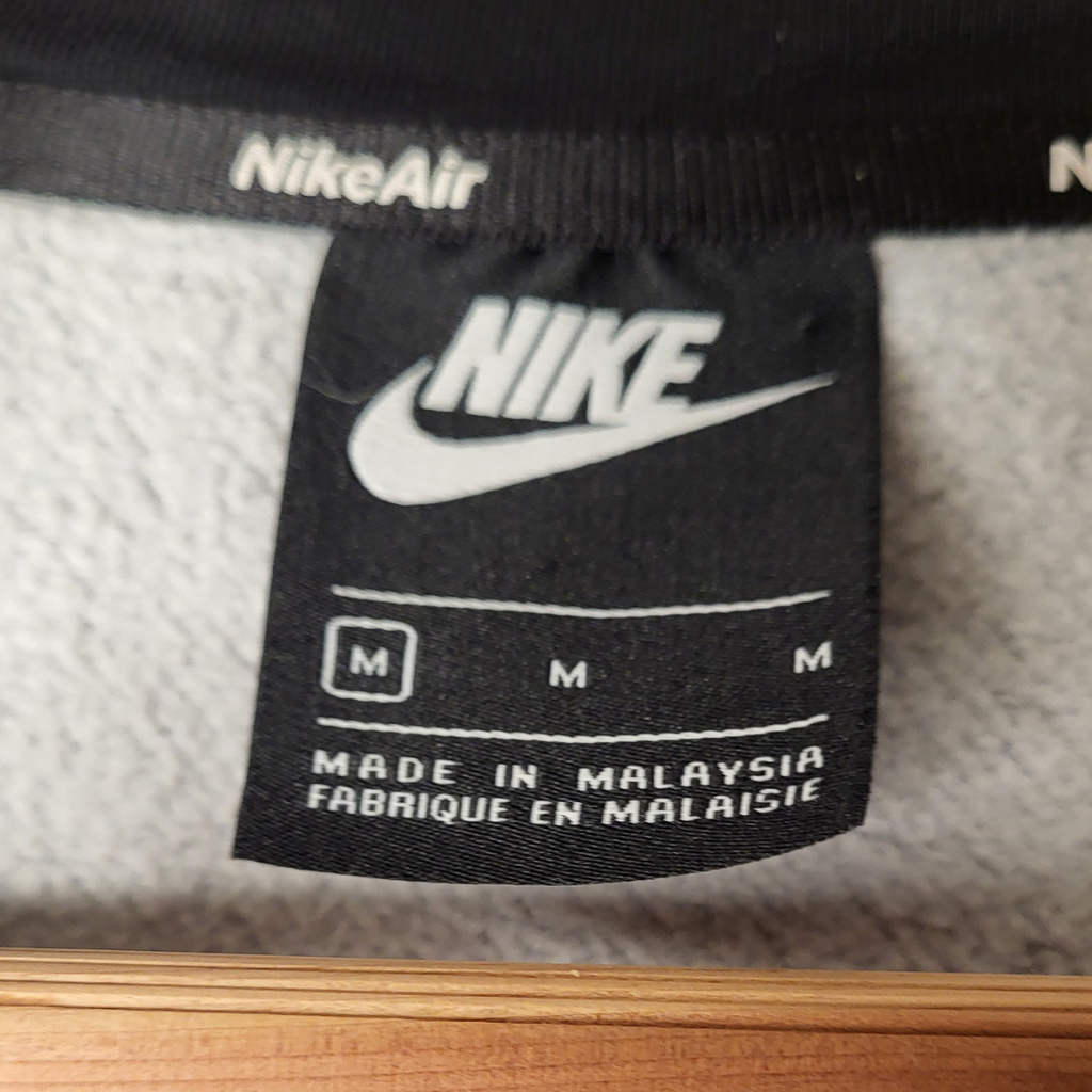 NikeAir white and black full-zip hoodie (Men's Size M)