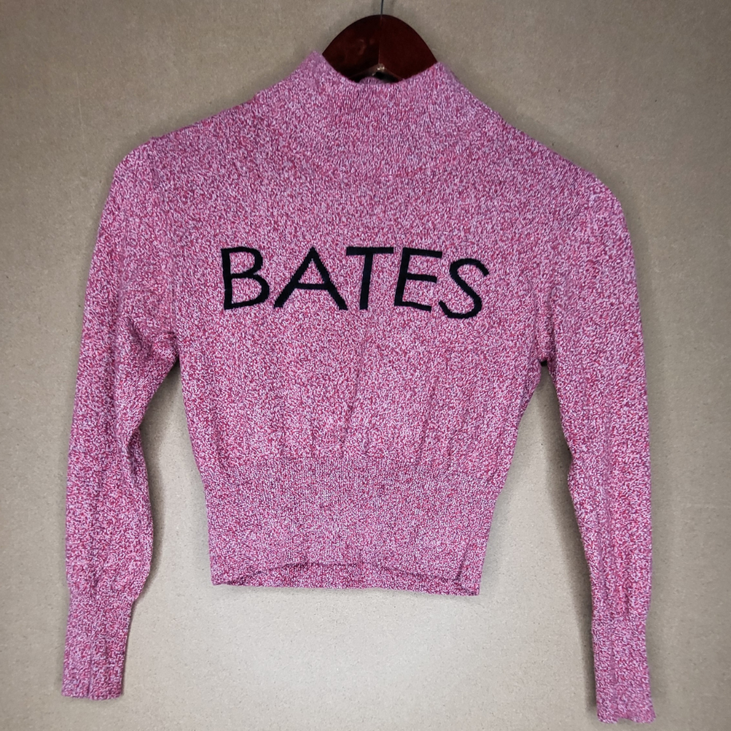 Christopher Bates pink mock neck knit sweater (Women's Size XS)