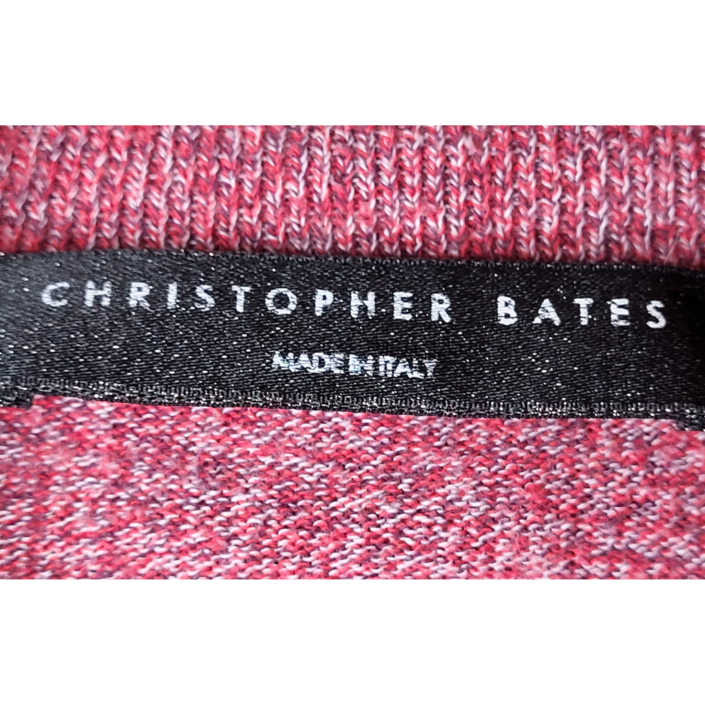 Christopher Bates pink mock neck knit sweater (Women's Size XS)