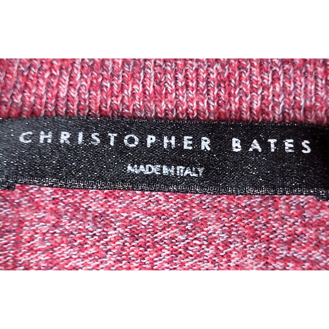 Christopher Bates pink mock neck knit sweater (Women's Size XS)