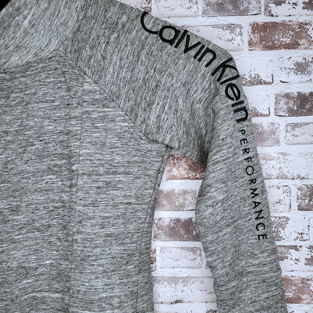 Calvin Klein grey performance pullover (Women's Size M)