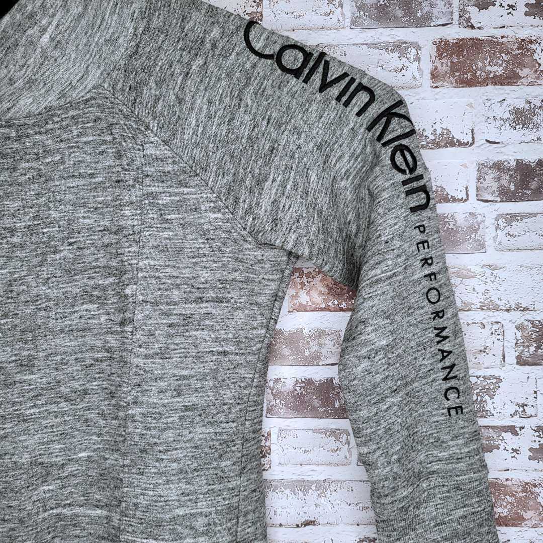 Calvin Klein grey performance pullover (Women's Size M)