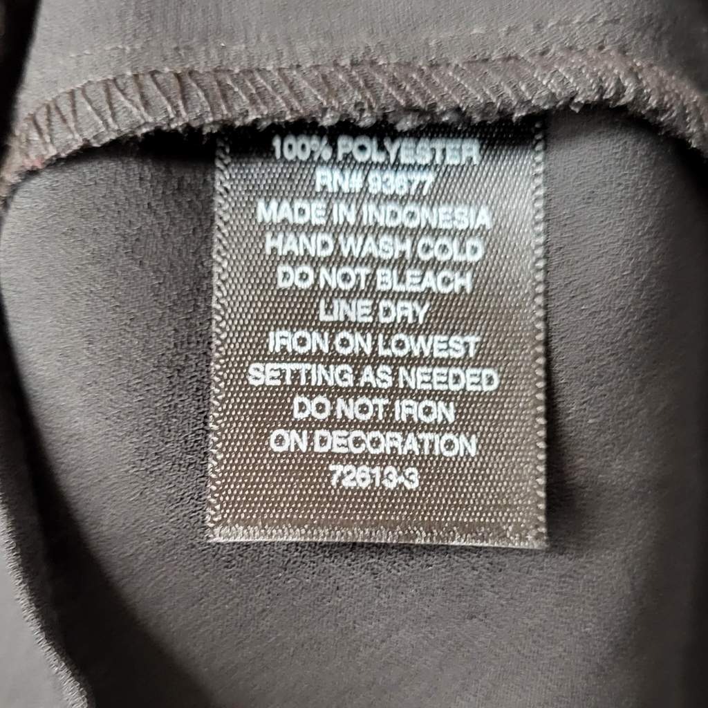 Worthington black embellished-collar blouse (Women's Size M)