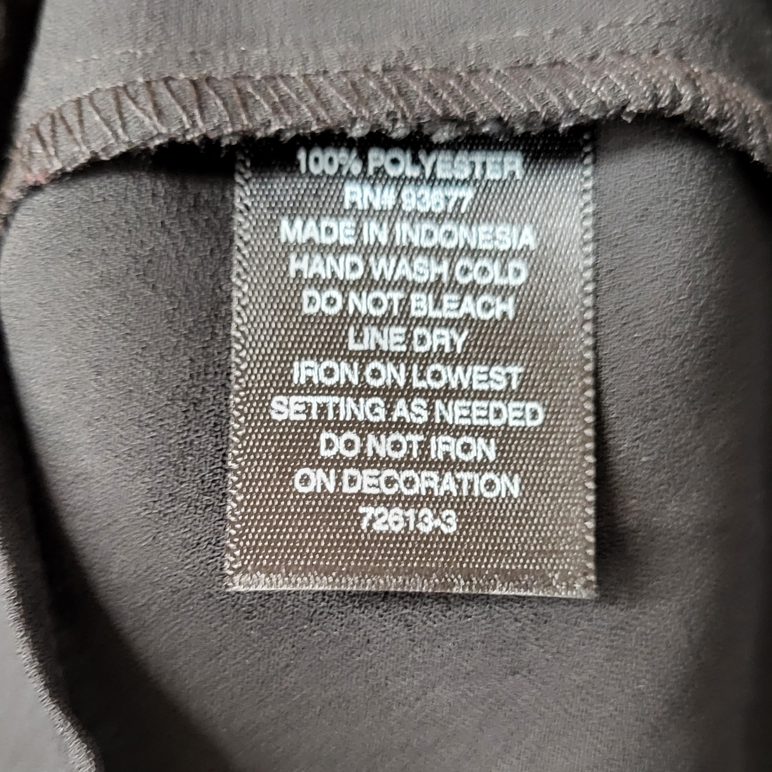 Worthington black embellished-collar blouse (Women's Size M)