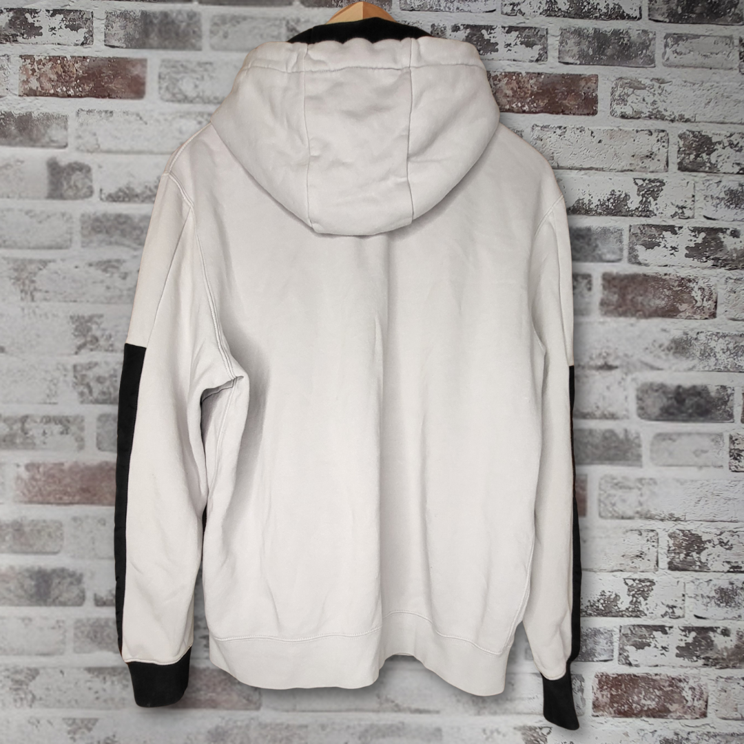 NikeAir white and black full-zip hoodie (Men's Size M)